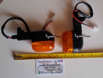 4 TizianCross Turn Signals – Fit Gilera Bullit & Malaguti Fifty, OEM Style Halogen Indicators