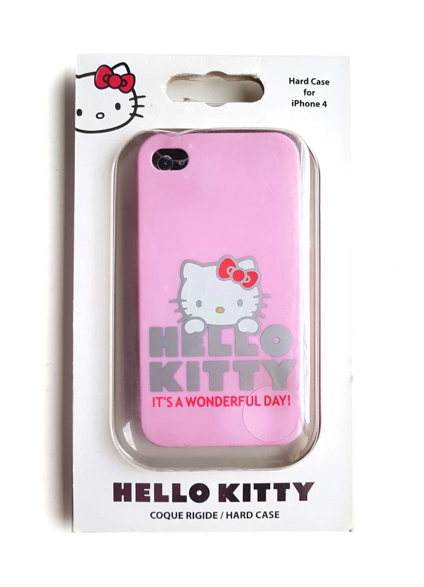 CG MOBILE Custodia Rigida Hello Kitty Per IPhone 15 Pro Max – Nera Con Tecnologia IML, Stampa Kitty Face, Licenza Ufficiale