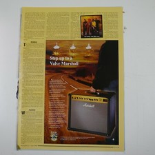 21x30cm magazine cutting 1995 MARSHALL VALVE JTM30