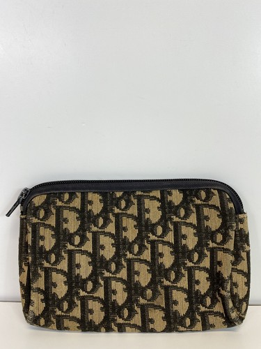 Rare Vtg Christian Dior 80s Brown Trotter Monogram