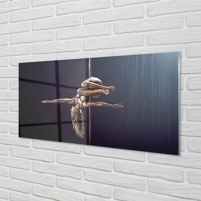 Tulup Acrylglas 100x50 Wandkunst Tanzen Rohr Frau