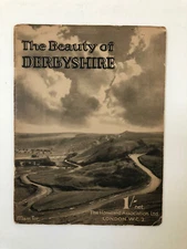 The Beauty of Derbyshire J Dixon-Scott UK England Vintage Booklet - 1934