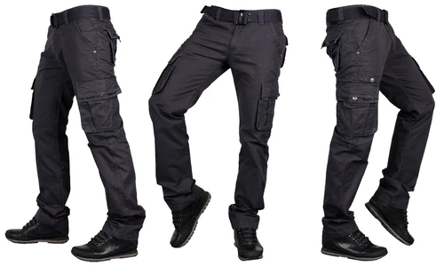 2025 Herren Camouflage Army Hose Freizeit Baumwoll Pants Cargohose mit Gürtel-DE - Bild 41 von 55