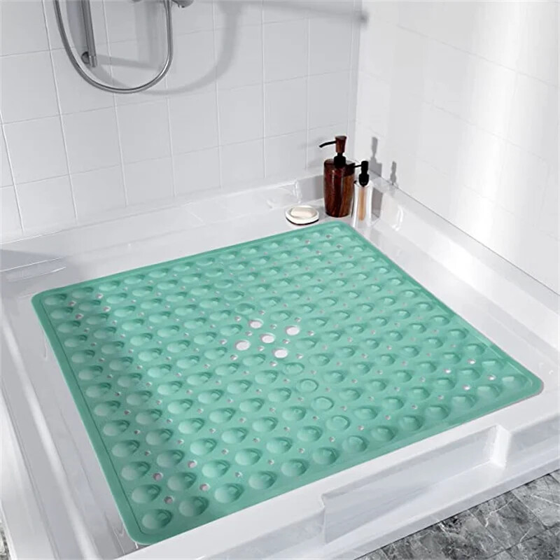Square Bath Shower Tub Mat for Bathroom Non Slip Bathtub Mats with