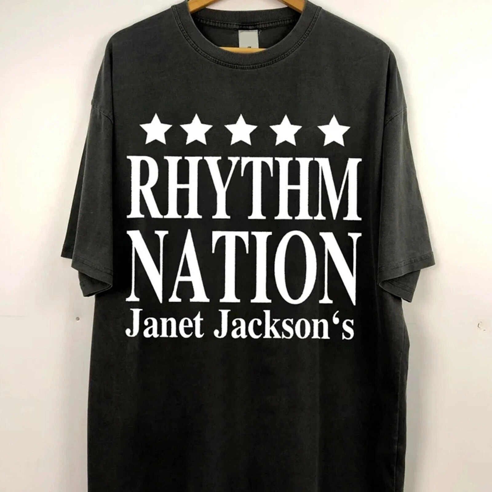 Janet Jackson RHYTHM NATION Cotton Shirt