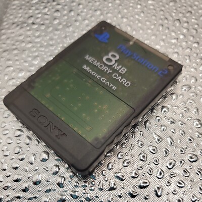 Carte Mémoire Sony PS2 Officielle 8 Mo - Clear Smoke - Occasion