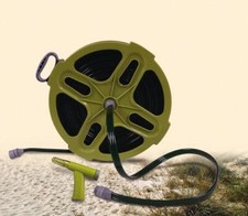 ARROTOLATORE PIATTO CON TUBO ACQUA 15M CON MANIGLIA SUPERIORE ROBBY