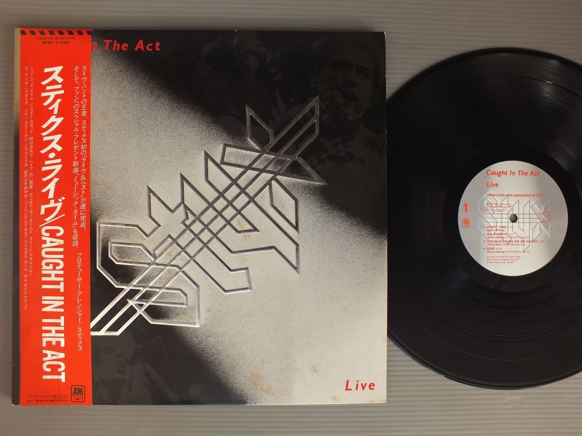 STYX/CAUGHT IN THE ACT LIVE w/OBI JPN AMP8011-2 | eBay