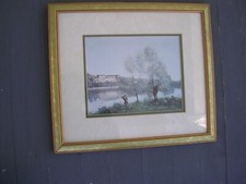 Beautiful Display Picture, Matted with Gold colored Frame.16 1/2" x 14 1/2"