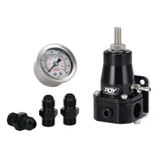AN6 Adjust 2-Port Return Style Regulator EFI Pressure w/ Gauge AN6 E85 Diesel