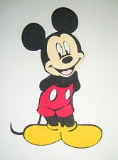 Mickey Mouse Die Cut Paper Piecing Scrapbook Embellishment