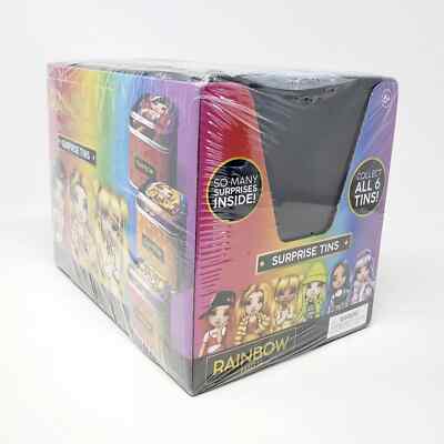 Rainbow High Tins - Wholesale lot of 1 New + Sealed 12-Count Display Box. #A513