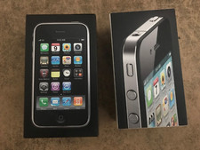 2- Genuine Apple iPhone 4 3G EMPTY BOX ONLY Generation Collectors Vintage