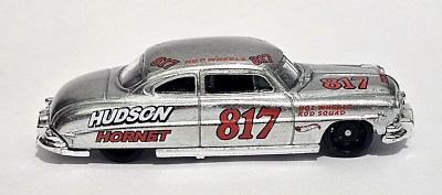 Hot Wheels Zamac '52 Hudson Hornet 140/250 Rod Squad - Silver 1/64 Die-Cast Collector Car - View #9