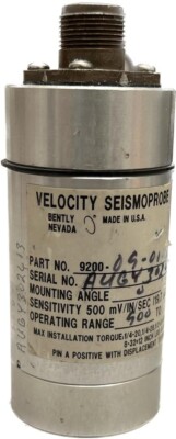 Bently Nevada 9200-09-01-01-00 Velocity Seismoprobe