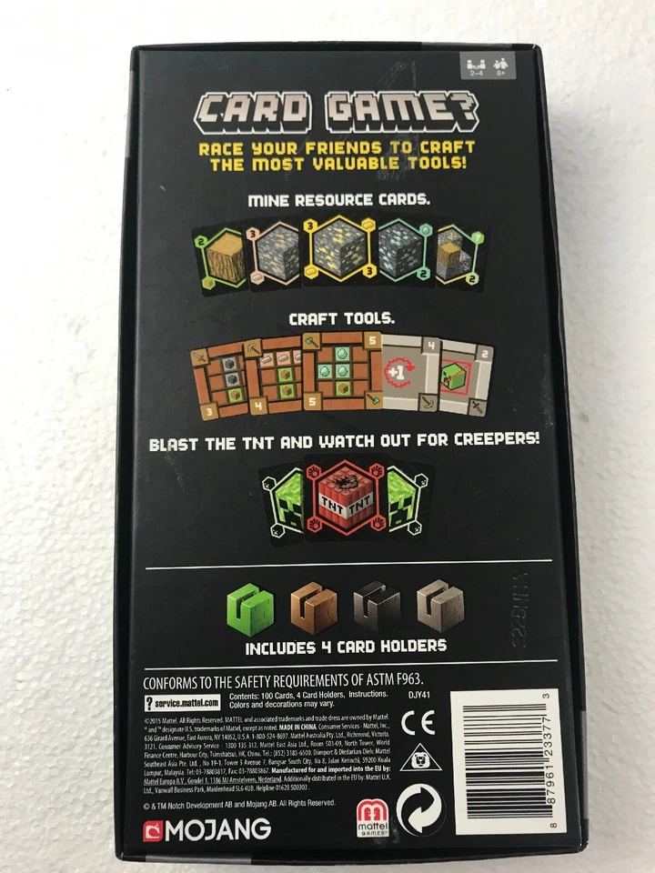 Minecraft Card Game? MATTEL 2015 OPEN BOX - Image 2 of 2