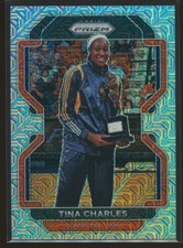 Tina Charles 2022 Panini Prizm WNBA Mojo Prizm /25 #200