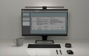 Benq Screenbar Halo Led Monitor Light Lamp With Wireless Desktop Dial Auto Dimm Ebay