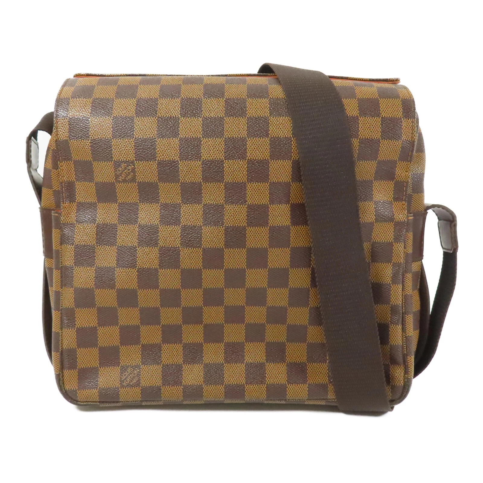 LOUIS VUITTON（LV） Borsa messenger a tracolla Louis Vuitton LV GHW Naviglio N45255 marrone damier