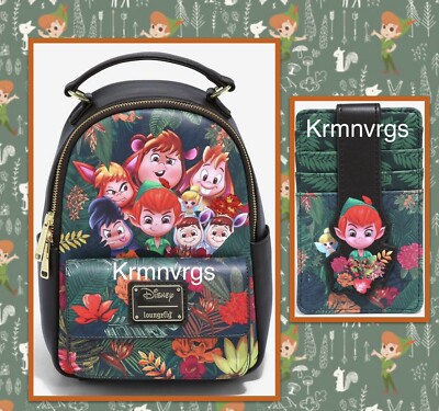 Peter Pan and the lost boys chibi Disney loungefly backpack s-l400.jpg main image 2