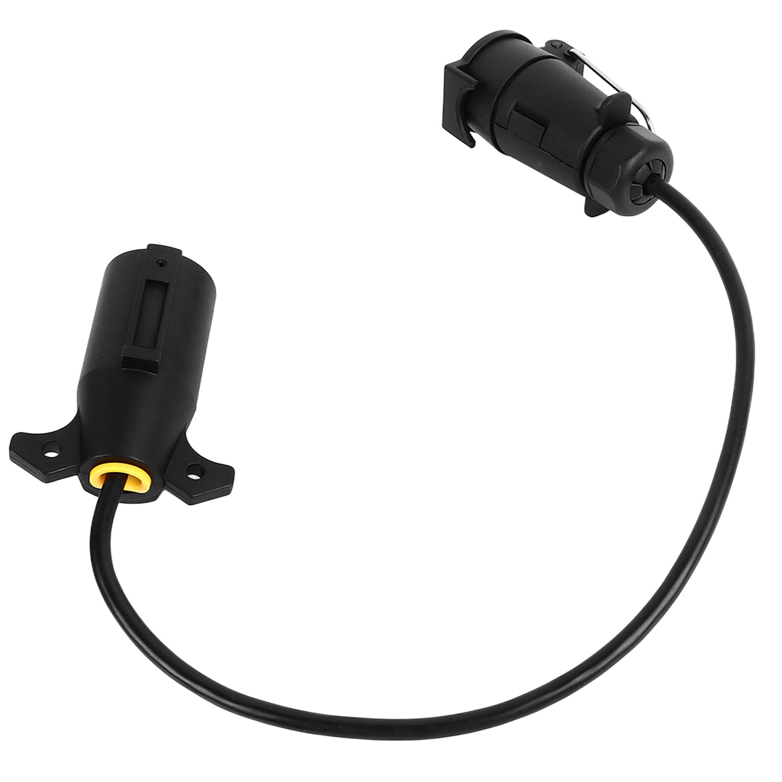 Trailer Plug Adapters 7 Pin Safe Reliable Durable Dual Head US To EU