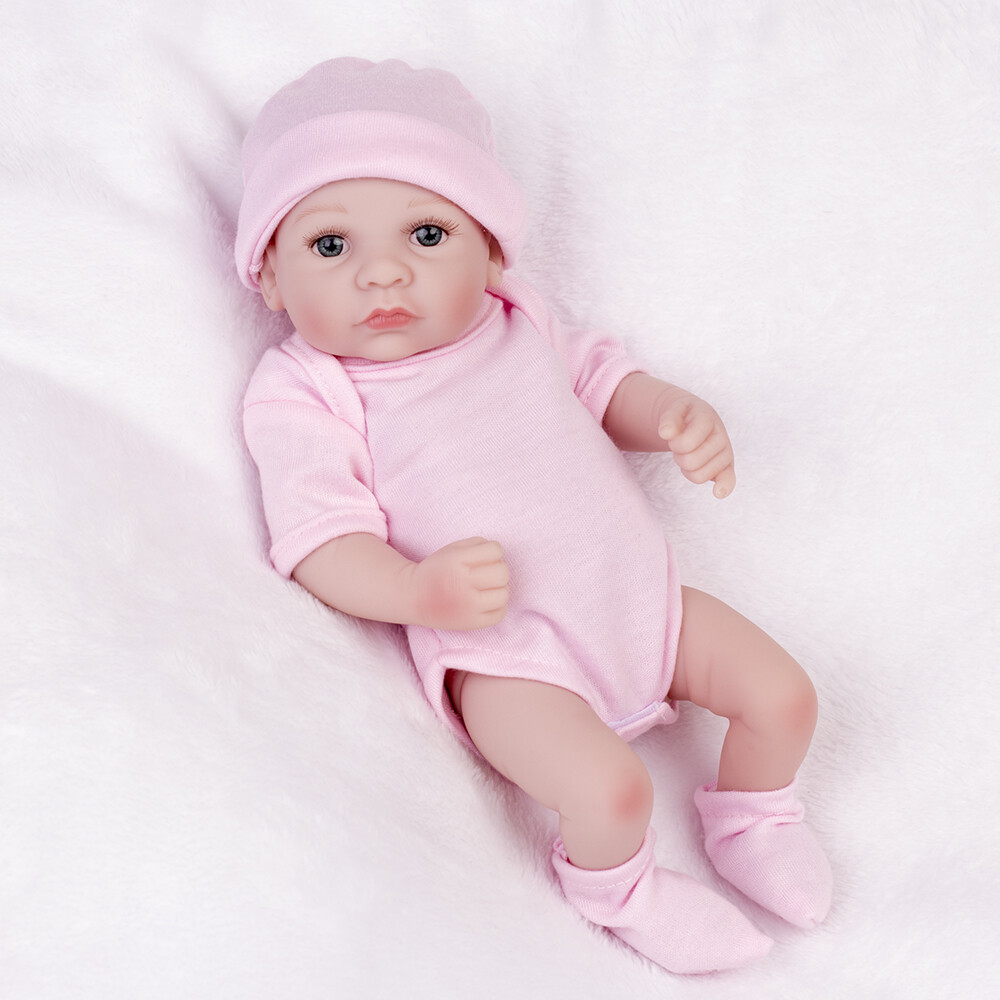 Silicone Full Body Soft Vinyl Reborn Baby Dolls Realistic Newborn Girl Gift XMAS