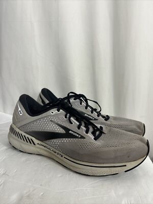 Brooks Mens Adrenaline GTS 22 1103661D012 Gray Running Shoes