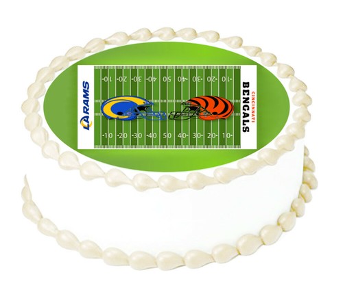 FOOTBALL SUPER BOWL Birthday Image Edible cake topper Design - Picture 6 of 10