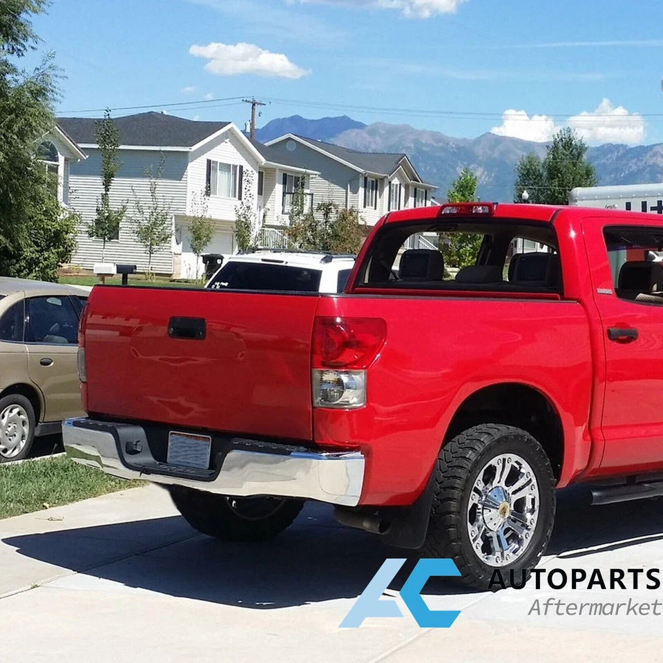 For 2007-2013 Toyota Tundra SR5 Base Rear Bumper W/O Tow NON Hole Chrome Foto 3 de 4