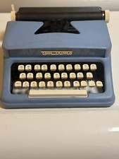 Vintage Blue tom thumb typewriter thumbnail