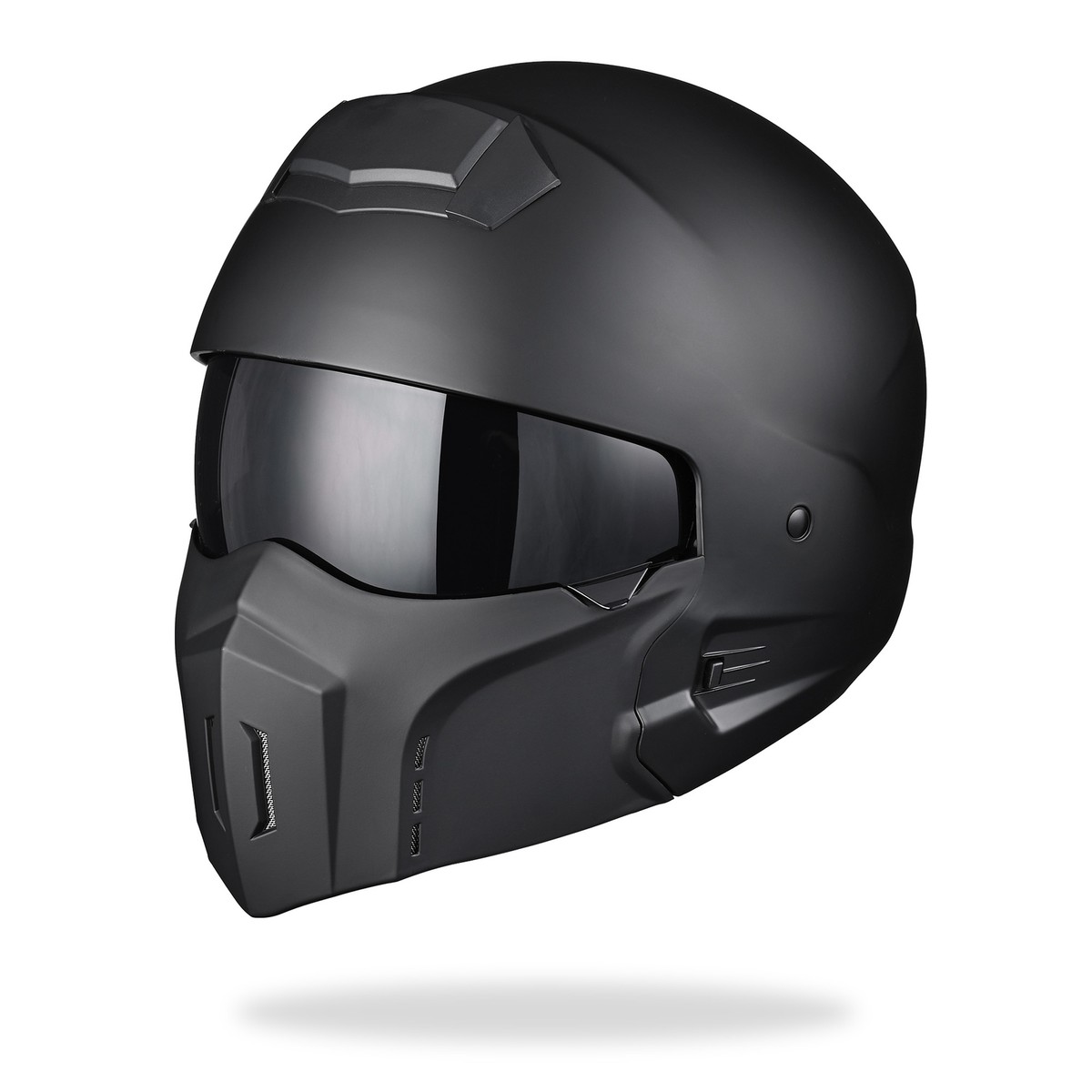 Full face helmet with detachable chin guard 2025