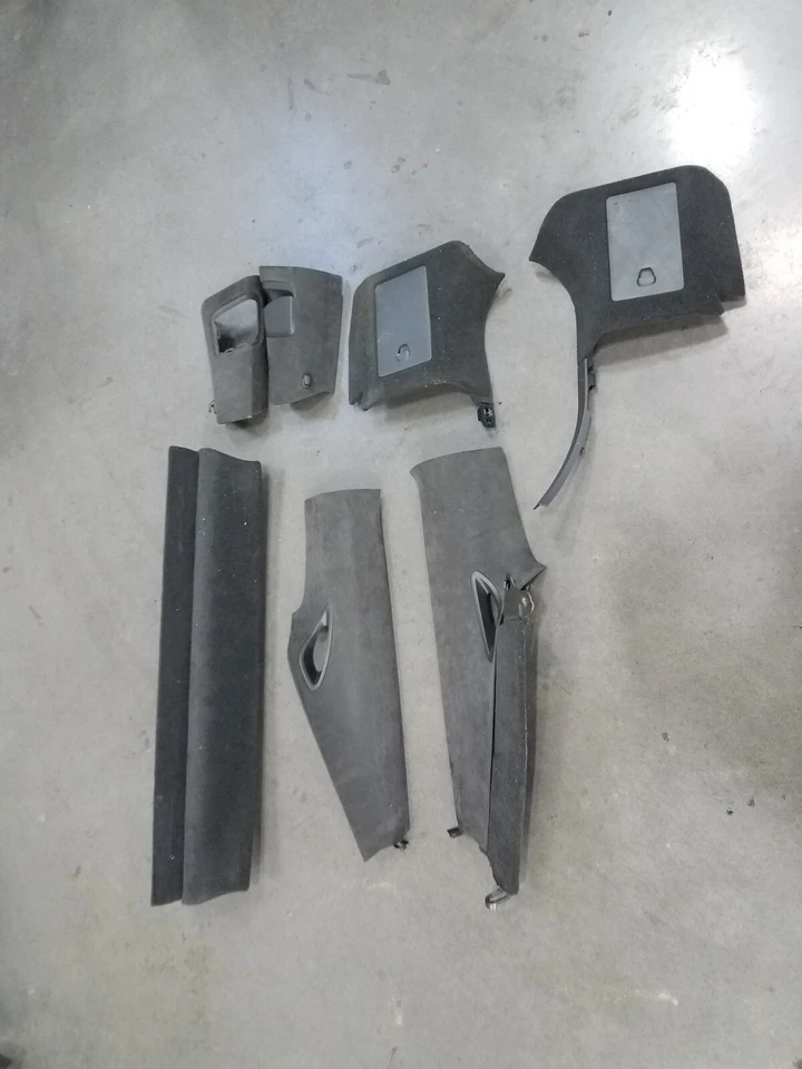 2015 Porsche 911 Turbo S 991 Alcantara B / C Pillar / Misc Trim Panels #0222 LL6 - Image 4 of 4