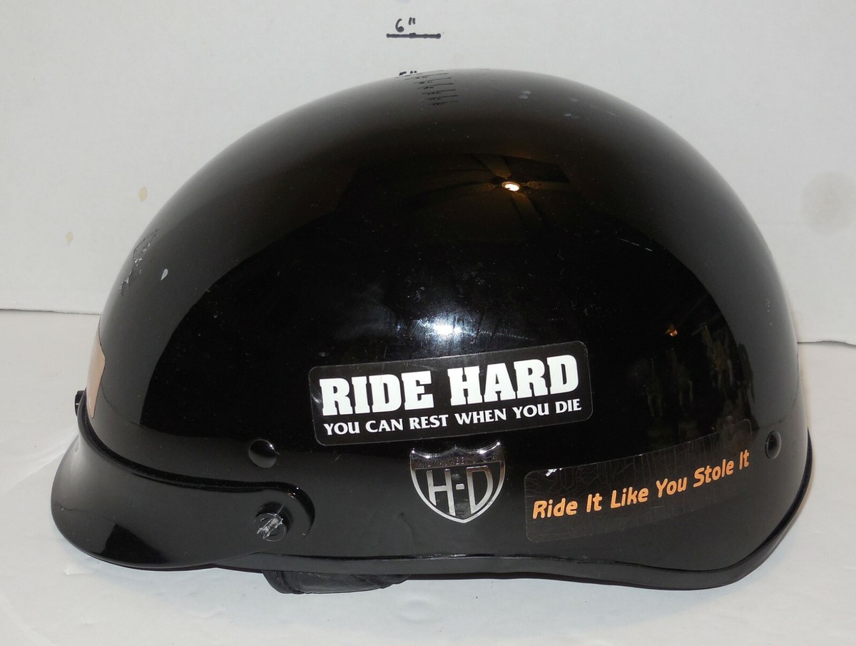 Harley-Davidson Motorcycle Half Helmet XS Snell DOT Approved | eBay