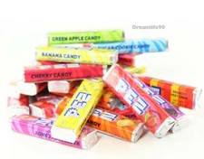PEZ CANDY REFILLS WITH FREE SHIPPING! CHOOSE YOUR FAVORITE FLAVOR! 27 PACKS! 