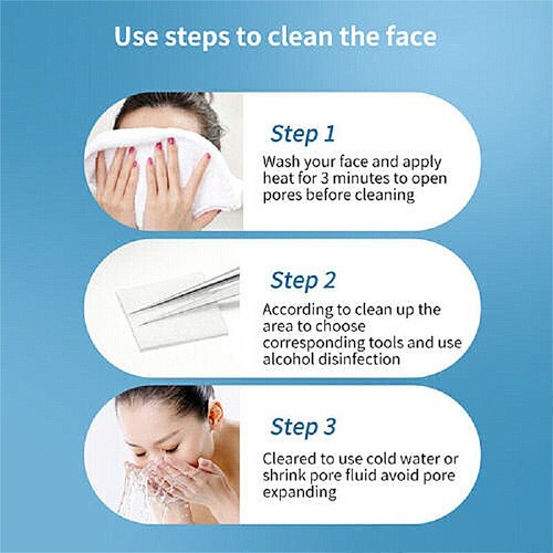 7x Blackhead Pimple Comedone Spot Acne Extractor Remover Kit Popper Tools - Picture 20 of 28