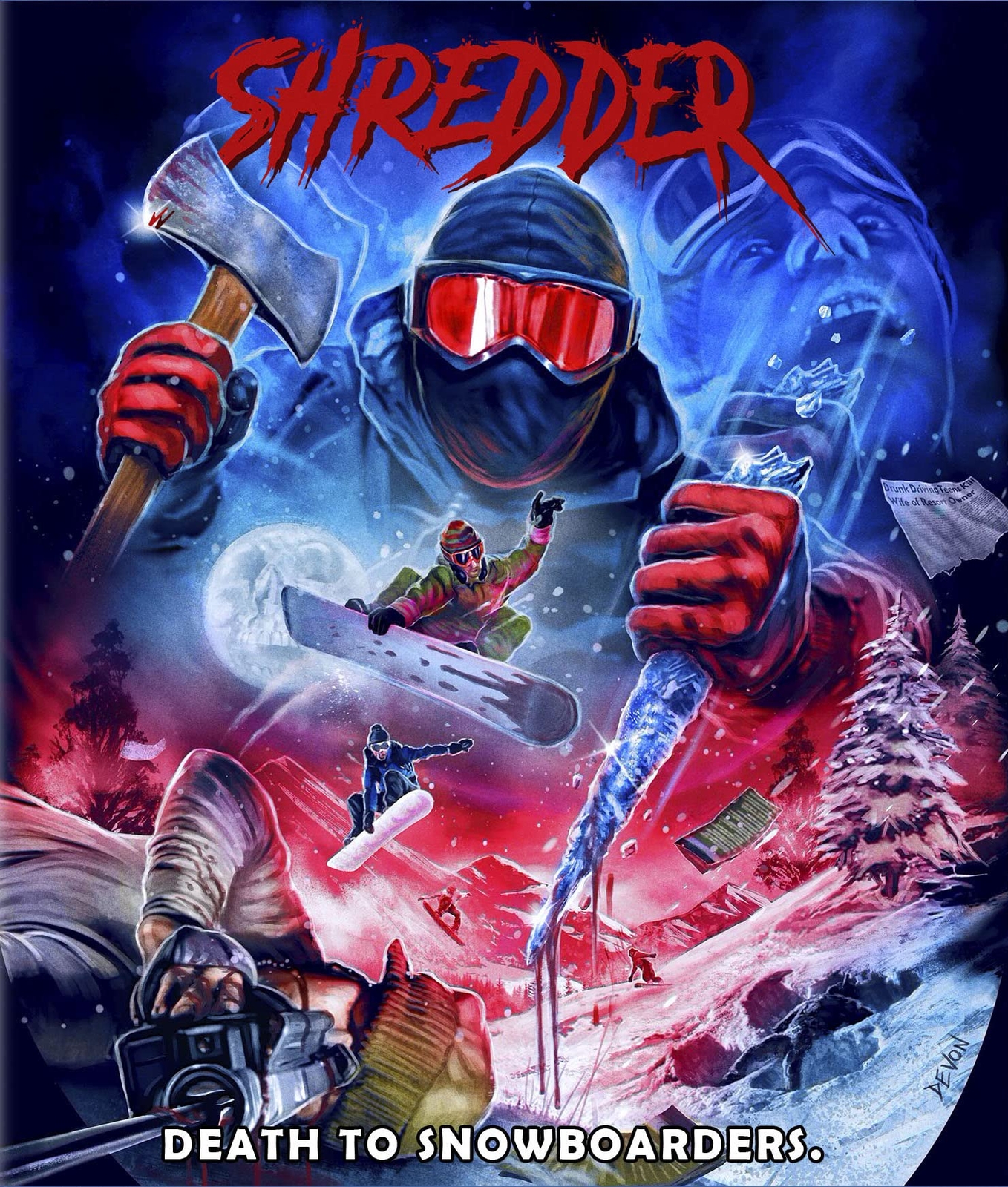 Shredder (Blu-ray) Lindsey Mckeon Brad Hawkins Scott Weinger Juleah Weikel