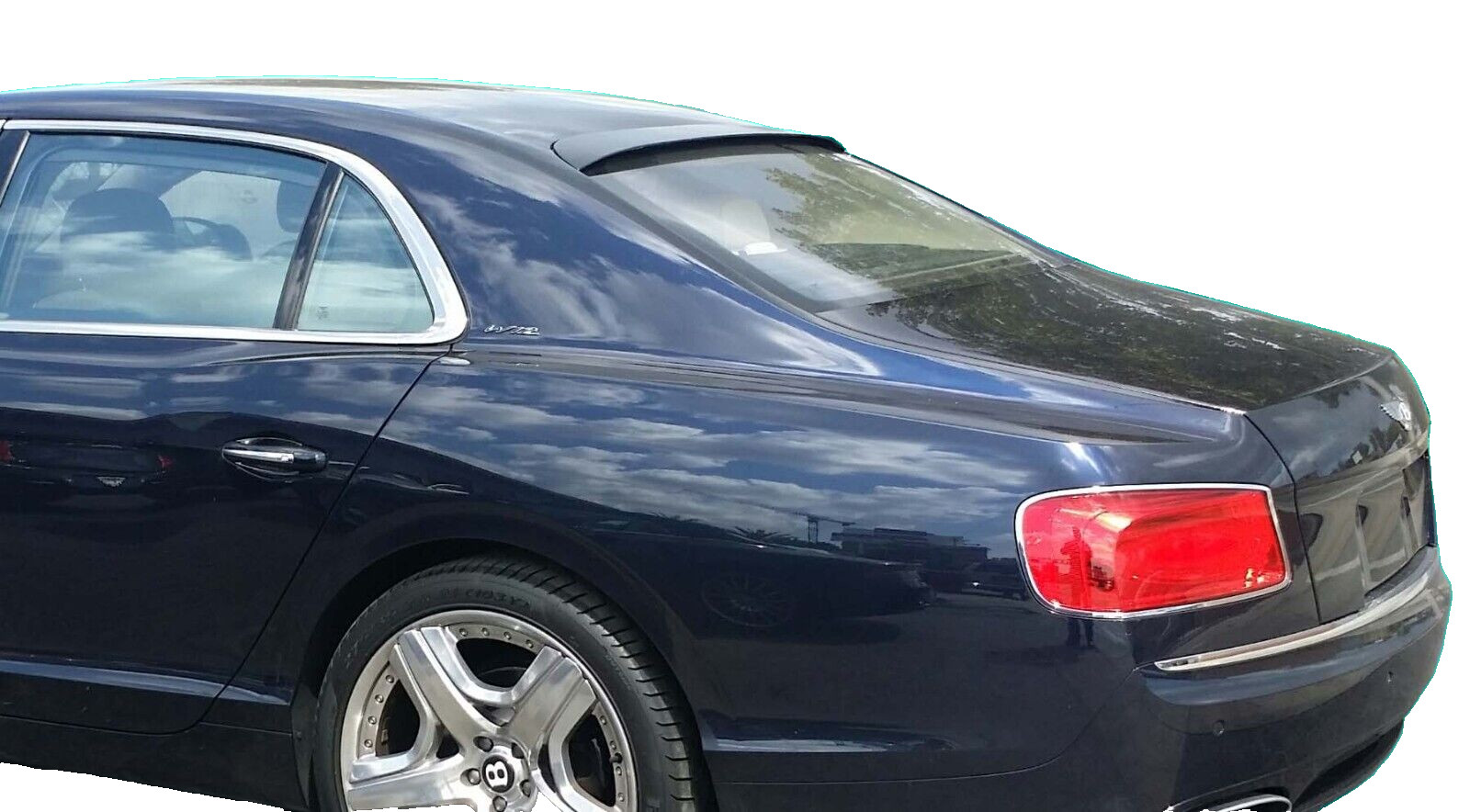 Bentley Continental Spur W12 Sedan  2014-19 lineaTesoro Roof Spoiler  Made  USA