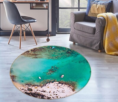 3D Green River O4067 Game Rug Mat Round Elegant Photo Carpet Mat Eve 2023