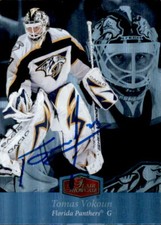 Tomas Vokoun Signed Auto 2007-08 Flair Showcase card Nashville Predators