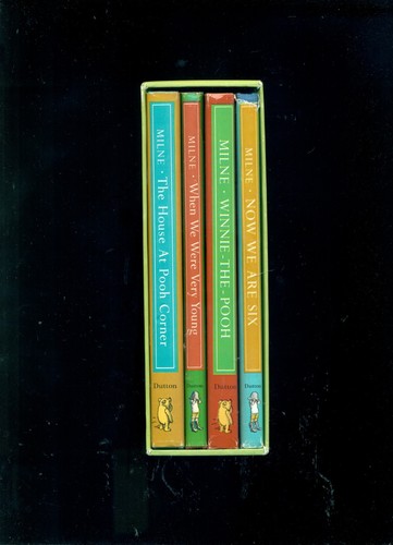 Winnie the Pooh's Library, Vintage 1961 - 4 Book Lot by A.A. Milne Hardcover/DJ