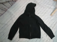 Polo Ralph Lauren Boy  s Black Full Zip Hoodie Cotton Blend Size 5