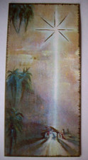 Nativity Hallmark vintage Christmas Greeting Card T7
