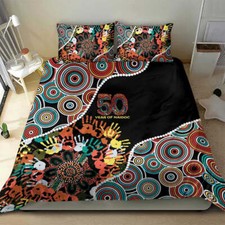 New Indigenous Art Bedding AU Single Double King Queen Teen Bedding Set Gift