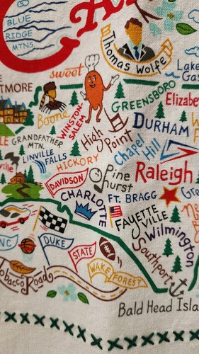 Neu ohne Etikett Catstudio North Carolina Geschirrtuch/Handtuch/Geschirrtuch - Bild 2 von 8