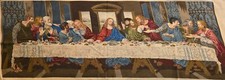 Handmade Gobelin Tapestry – The Last Supper – Petit Point Tail