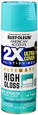 St. Tropez, Rust-Oleum American Accents Ultra Cover 2x High Gloss Spray 12oz