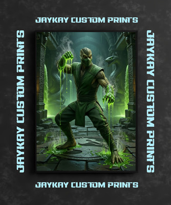 Reptile Mortal Kombat Game Poster Print - No Frame