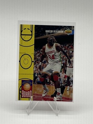 1993 Upper Deck Hakeem Olajuwon Executive Board #425 Houston Rockets HOF