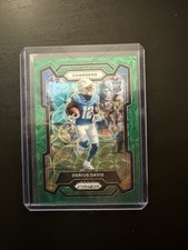 Derius Davis 2023 Panini Prizm Green Scope Prizm Rookie Chargers #351 /75 NFL