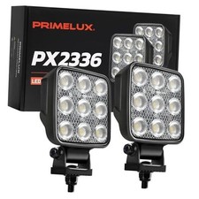 3.9 Inch 108W 12474LM LED Work Lights Bar, 2PCS 12/24V 5700K White Flood Beam